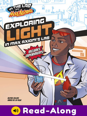 cover image of Exploring Light in Max Axiom's Lab